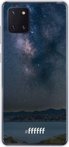 Samsung Galaxy Note 10 Lite Hoesje Transparant TPU Case - Landscape Milky Way #ffffff