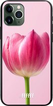 iPhone 11 Pro Hoesje TPU Case - Pink Tulip #ffffff