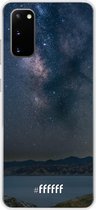 Samsung Galaxy S20 Hoesje Transparant TPU Case - Landscape Milky Way #ffffff
