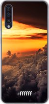 Samsung Galaxy A50s Hoesje Transparant TPU Case - Sea of Clouds #ffffff