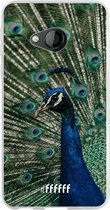 HTC U Play Hoesje Transparant TPU Case - Peacock #ffffff