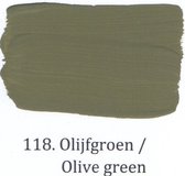 Wallprimer 5 ltr op kleur118- Olijfgroen