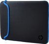 HP Neopreen - Laptop sleeve - 15,6 inch - Zwart/ Blauw