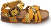 Bunnies JR Bobbi Beach Meisjes Sandalen - Geel/Print - Leer - Gesp