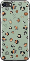 Leuke Telefoonhoesjes - Geschikt voor iPhone SE (2020) - Luipaard baby leo - Soft case - TPU - Blauw