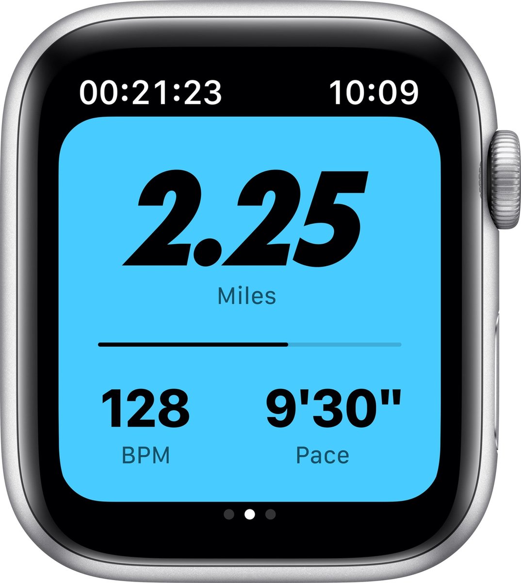 Apple Watch Series 6 Nike Edition Apple Watch 44 mm Pure Platinum Black |  bol.com