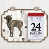 Scheurkalender 2023 Hond: Fila Btasileiro