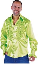 Magic By Freddy Verkleedblouse Rouches Heren Polyester Groen Mt Xxl