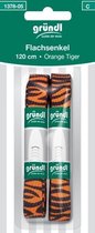 1378-05 Platte veters 120cm orange tiger