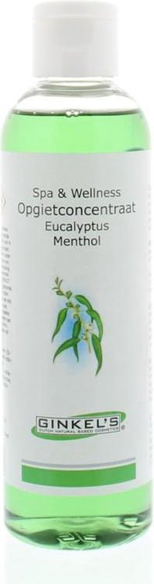 Ginkel's Sauna Eucalyptus/Menthol - 200 ml - Opgietmiddel - Ginkel's