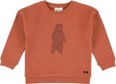 Trixie Longsleeve Brave Bear Junior Katoen Bruin Maat 116