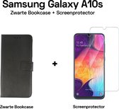 HGA Telefoonhoesje - Book Case - Geschikt Voor Samsung Galaxy A10s - Zwart