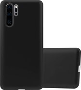 Silicone hoesje zwart Geschikt voor: Huawei P30 pro