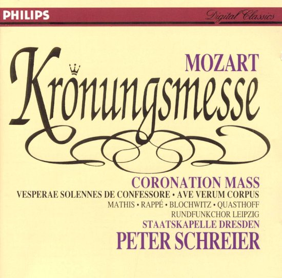 Krönungsmesse KV 319 - Vesperae Solennes KV 339 - Ave verum corpus KV 618