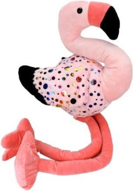 Flamingo roze 125 cm | Mega flamingo | Flamingo knuffel | Grote flamingo |  | bol.com