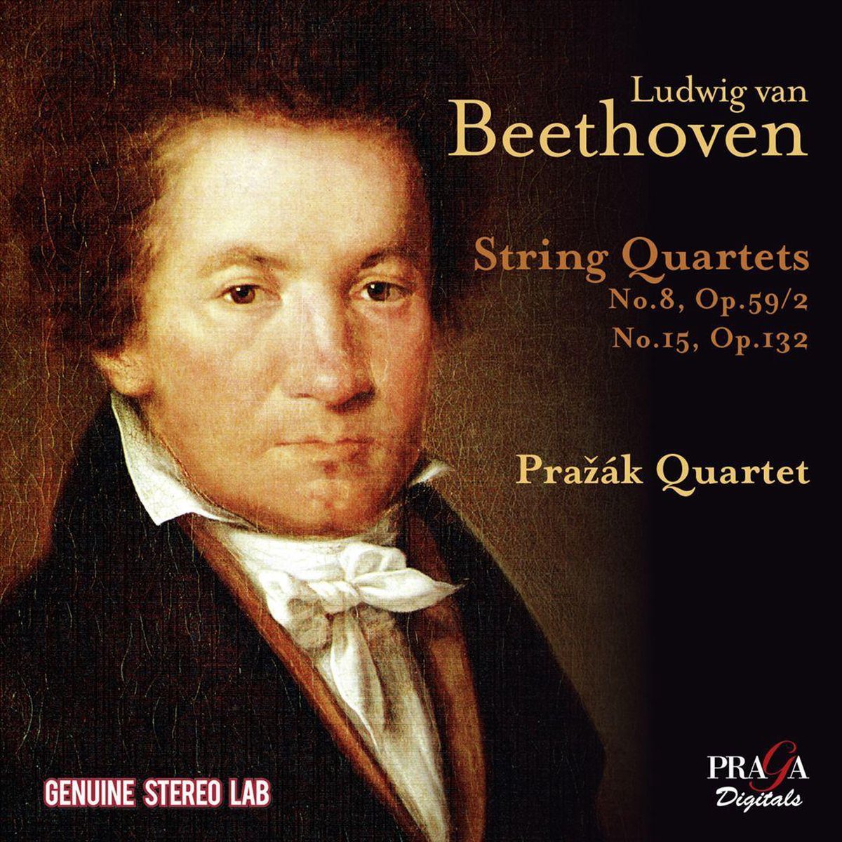 Afbeelding van product PIAS Nederland  Beethoven: String Quartets No. 8 Op. 59/2, No. 15 Op. 132  - Prazak Quartet