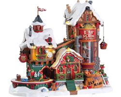 Lemax Elf Made Toy Factory Kerstdorpen - Met verlichting - 4.5V Adapter (AA)