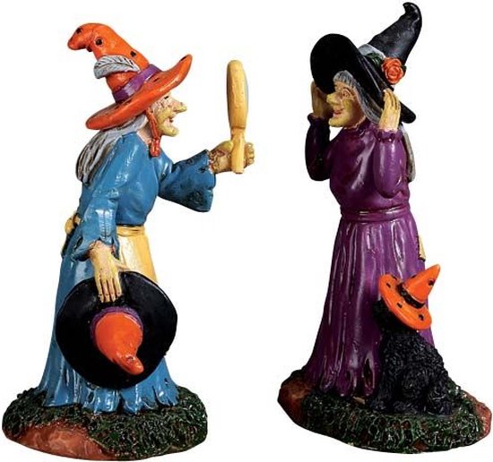 Lemax Black Cat Millinery Set Of 2