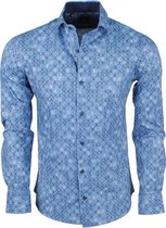 DiNero Milano - Heren Overhemd - Slim Fit - Licht Blauw