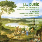 J.L. Dusík: Concerto for 2 Pianos; Sonata for 2 Pianofortes; L. Kozeluh: Concerto for Piano 4 Hands