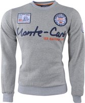 Geographical Norway - Heren Sweater - Monte Carlo - Ronde Hals - Folo - Grijs