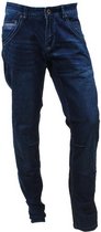 Cars Jeans - Heren Jeans - Regular Fit - Stretch - Lengte 32 - Loyd - Dark Used