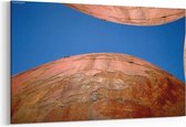 Schilderij - Abstract roestig — 90x60 cm