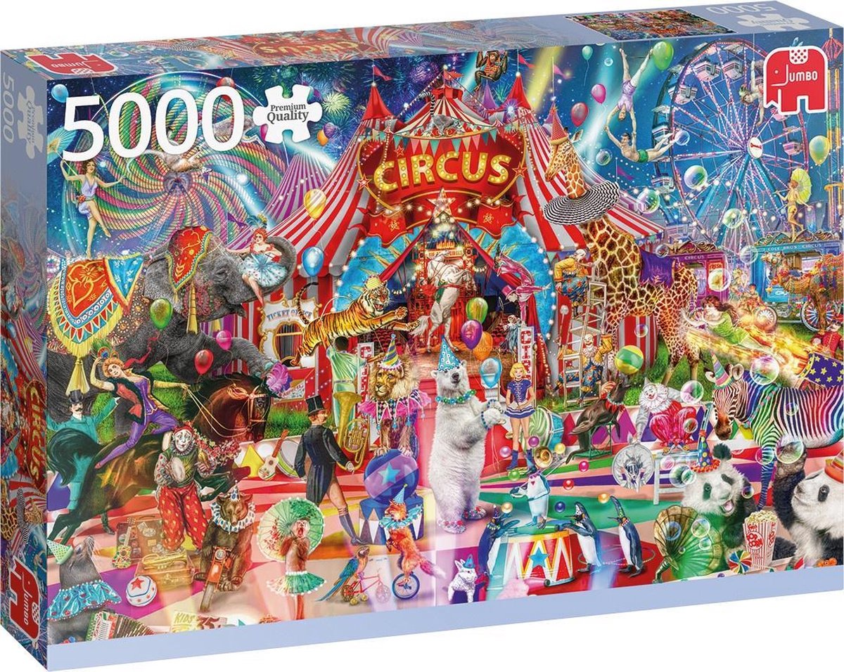 Jumbo Premium Collection Puzzel A Night at the Circus - Legpuzzel - 5000 stukjes