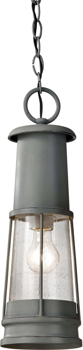 Moderne Hanglamp - Steady Lighting - Metaal - Modern - E27 - L: 14.6cm - Voor Buiten - Woonkamer - Eetkamer - Wit