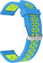 watchbands-shop.nl bandje - Samsung Galaxy Watch (46mm)/Gear S3 - Blauw/Groen