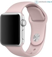 watchbands-shop.nl bandje - bandje geschikt voor Apple Watch Series 1/2/3 (38mm) - Roze - M/L