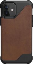 UAG - iPhone 12 Pro Hoesje - Back Case Metropolis LT Leer Bruin