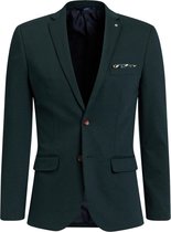 WE Fashion Heren slim fit blazer Dali met stretch