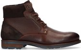 Sacha - Heren - Bruine leren veterboots - Maat 44