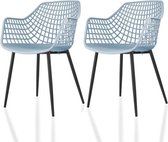 Set van 2 stoelen met armleuning tango lucia
