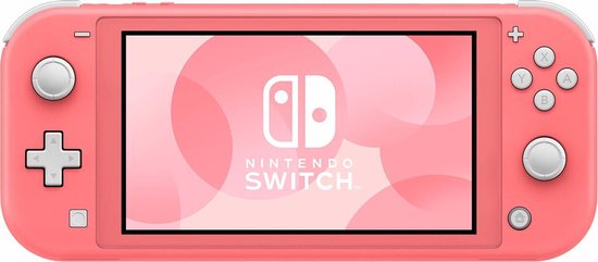Nintendo Switch Lite Coral Incl. Animal Crossing: New Horizons & Nintendo Switch Online - Limited Edition - Nintendo