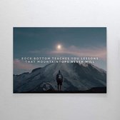 Walljar - Rock Bottom - Muurdecoratie - Poster met lijst