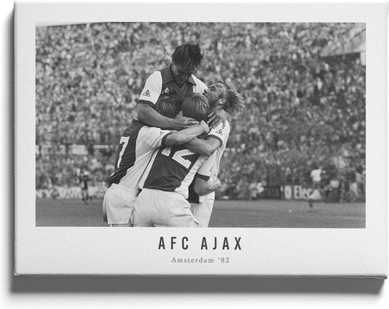 Walljar - AFC Ajax '82 - Muurdecoratie - Acrylglas schilderij - 40 x 60 cm