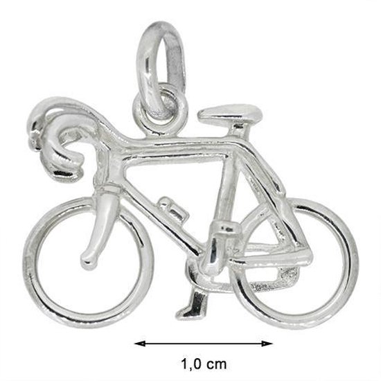 Blinx Jewels Zilveren Hanger Koersfiets