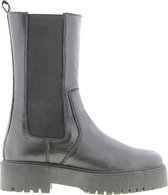 Tango | Bee chunky 1-a PRE-ORDER black leather high chelsea boot - black sole | Maat: 41