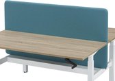 Akoestisch scherm Lucia tbv Duo bench breed 180CM hoog 80CM kleur lucia Rood P005