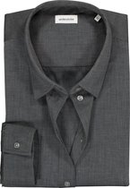 Seidensticker dames blouse regular fit - grijs - Maat: 48