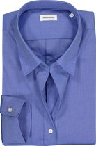 Seidensticker dames blouse slim fit - blauw - Maat: 48