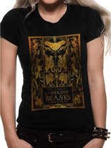 FANTASTIC BEASTS 2 - T-Shirt IN A TUBE - Foil Book Cover - GIRL (M)
