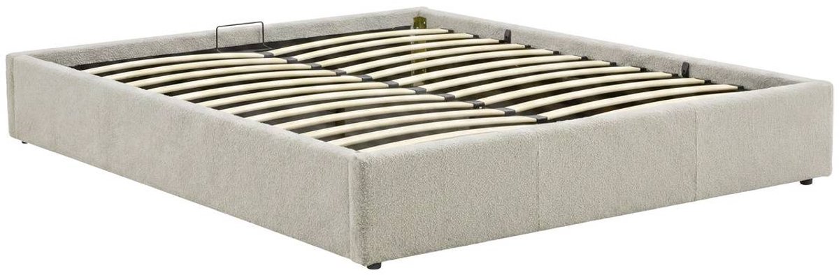 Atmosphera Créateur d'intérieur® Rechthoekig opbergbed Luna 160x200 cm, wit Blanc