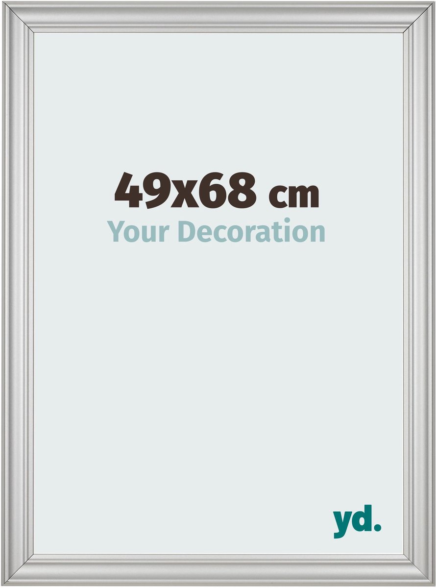 yd. Your Decoration - Fotolijst 49x68 cm - MDF - Zilver Mat - Lazio