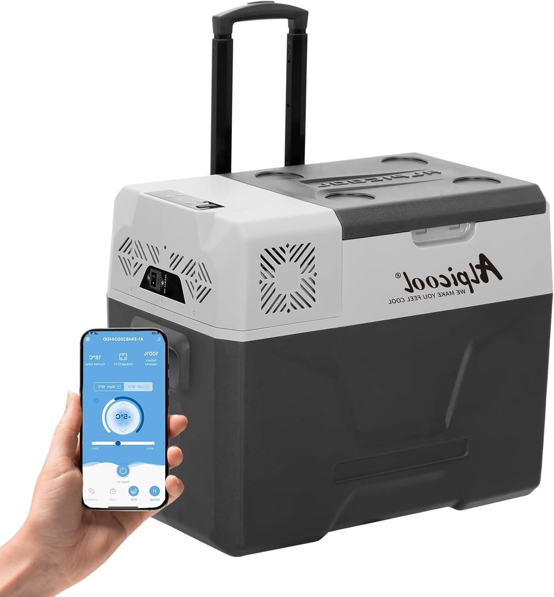Elektrische Koelbox - Vriesbox Auto - Kamperen en Reizen - Snelle Koeltechnologie - 40 Liter - Zwart