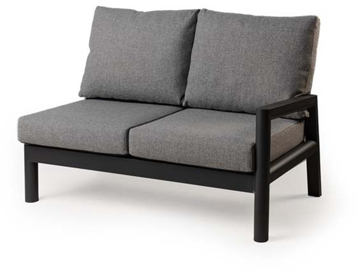 Tierra Outdoor Sevilla 2-zits lounge bank links charcoal