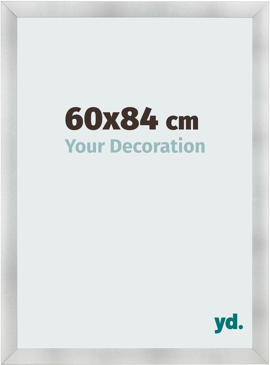 yd. Your Decoration - Fotolijst 60x84 cm - MDF - Aluminium Geborsteld - Pisa