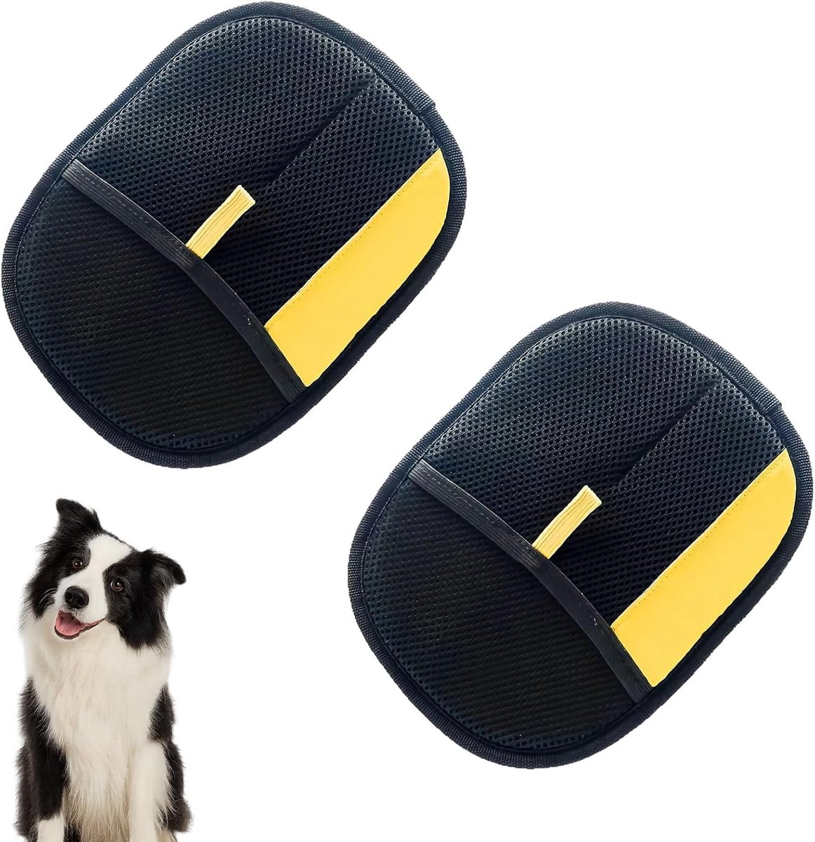 2 Stuks Verwijderhandschoenen voor Dierenhaar, Effectieve Handschoenen voor Huisdieren, Katten- en Hondenhaar Verwijdering, Antistatische Fleecehandschoenen